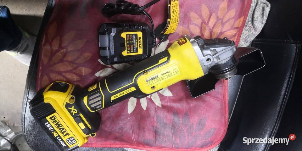 DeWalt DCG405 ładowarka i Aku 4AH Szlifierki kątowe Hrubieszów