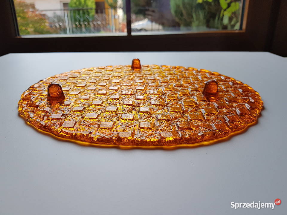 Patera na nóżkach Kratka Plecionka Ząbkowice śląskie Dąbrowa Górnicza