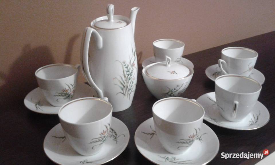 Serwis do kawy porcelana Pleszew