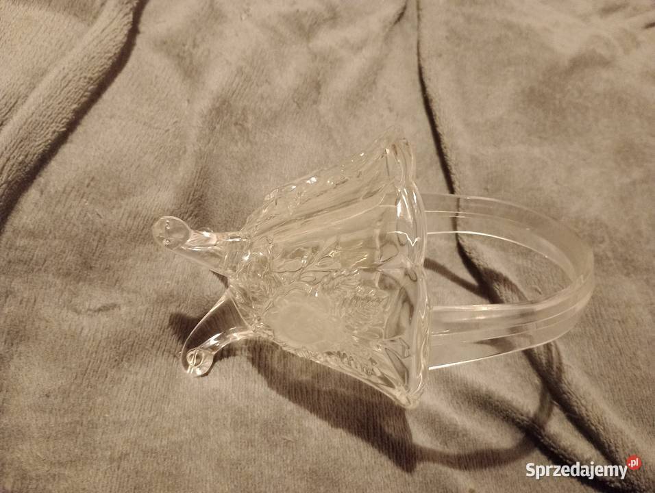 Kosz na kwiaty kryształowy Żagań sprzedam