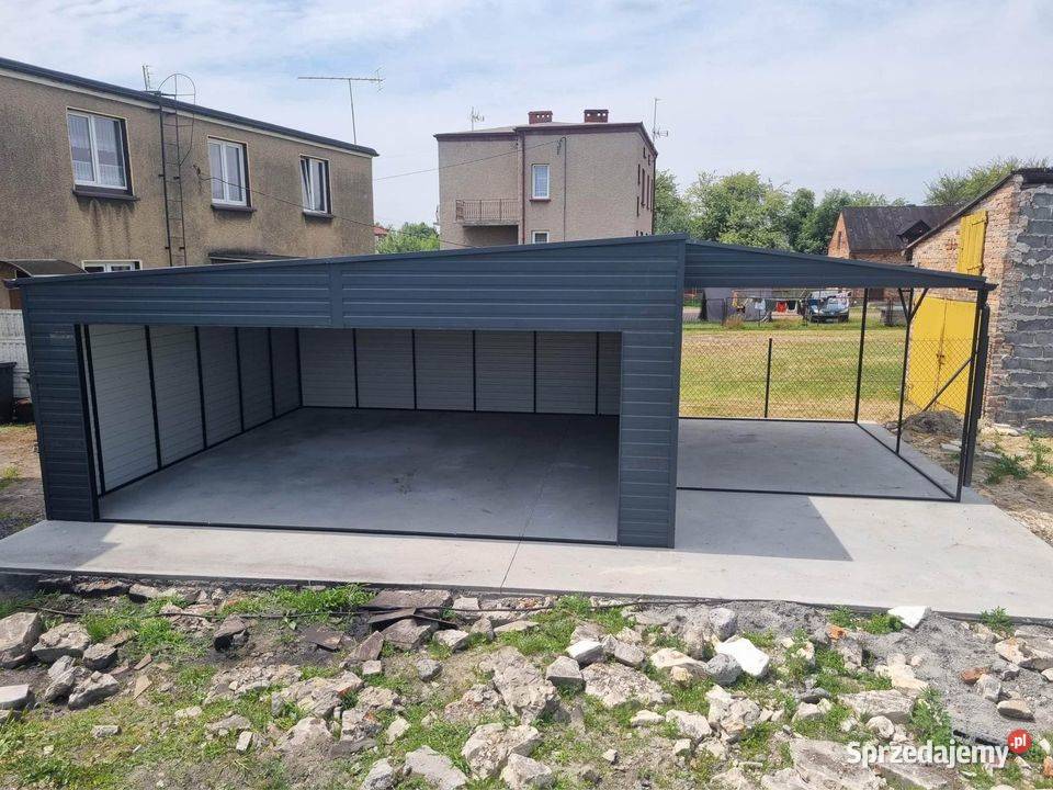 Garaż blaszany Ocynkowany Wiata Zadaszenie kujawsko-pomorskie Żnin