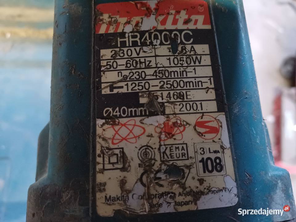 Makita HR4000C Młotowiertarka SDS Narzędzia Dąbrowa Górnicza