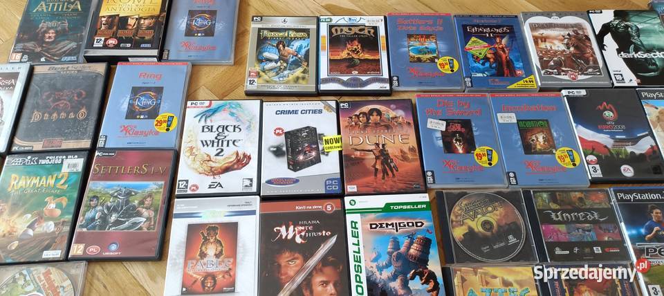 Duża kolekcja Gier na PC 2 Xbox przygodowe Warszawa