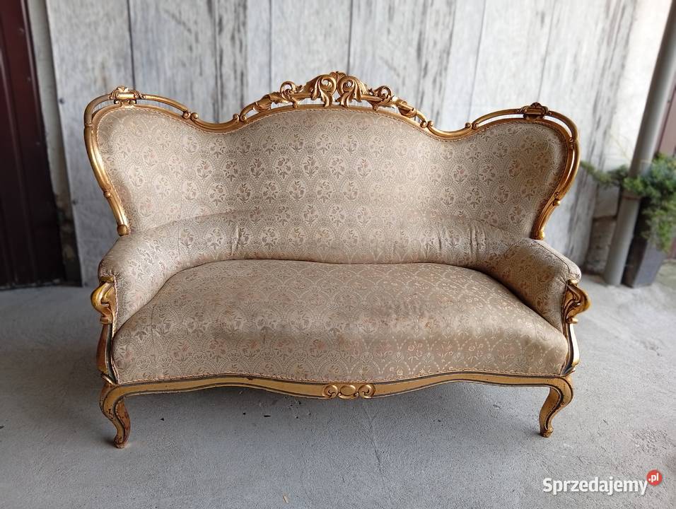 antyczna stylowa sofa kanapa w stylu Byczyna