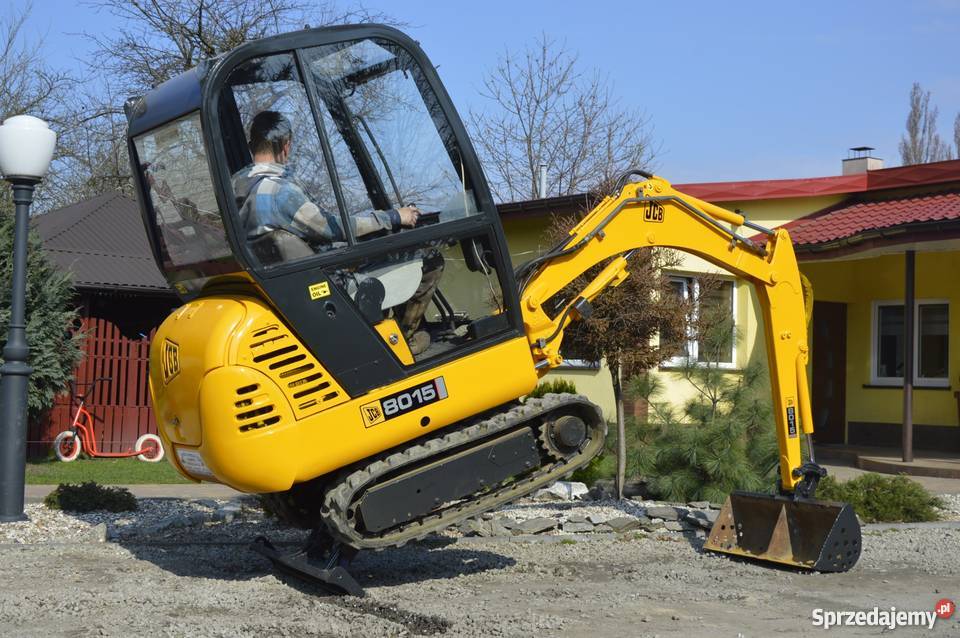 Minikoparka mini koparka JCB 8015 2001r 1550MTG Złoczew sprzedam
