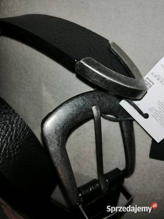 HOUSE Nowy z metką SKÓRZANY pasek z okuciami Skóra Leszno