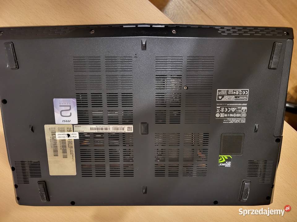 Laptop MSI PE60 6QE MSI Rzeszów sprzedam