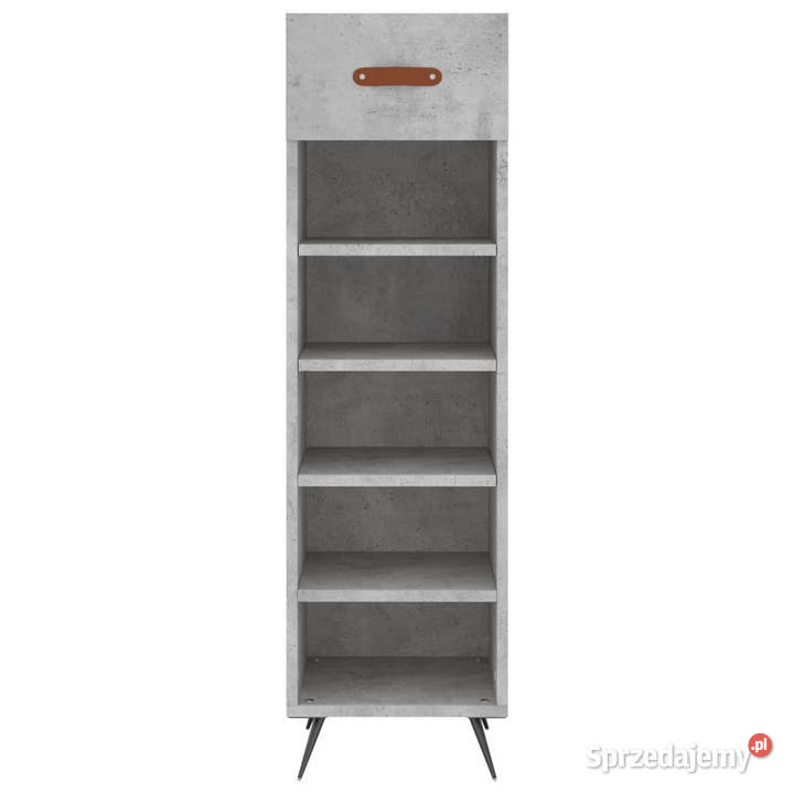 Szafka na buty szarość betonu 30x35x105 WM829648 Warszawa