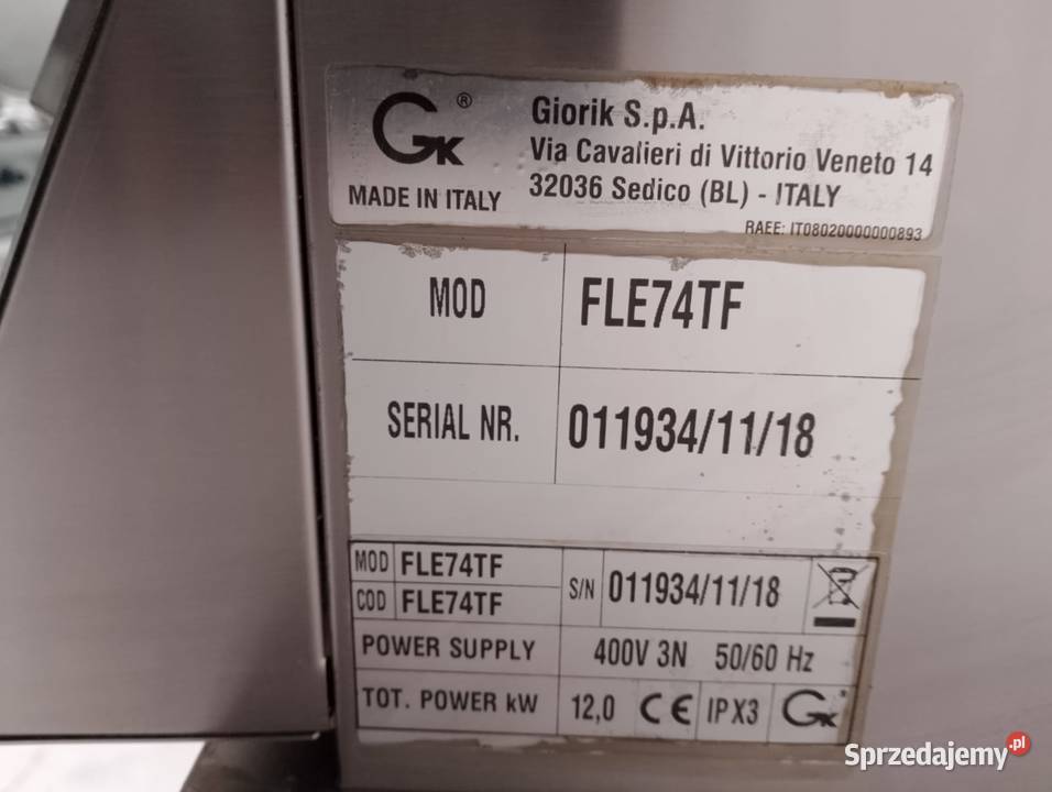 PŁYTA GRILLOWA PODWÓJNA NASTAWNA Z LINII GIORIK Wrocław