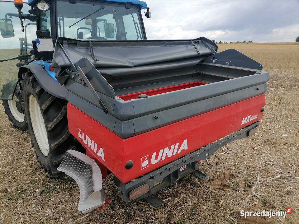 Dwutarczowy Rozsiewacz Nawozów UNIA MX 1000L Rozsiewacze nawozów Sokołów Podlaski
