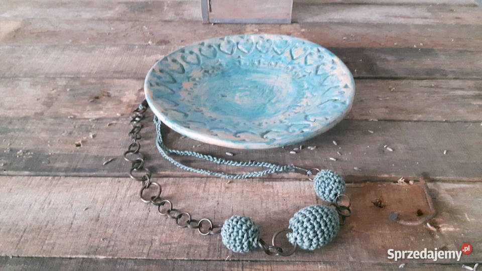 Talerz ceramiczny ręcznie wykonany Otwock