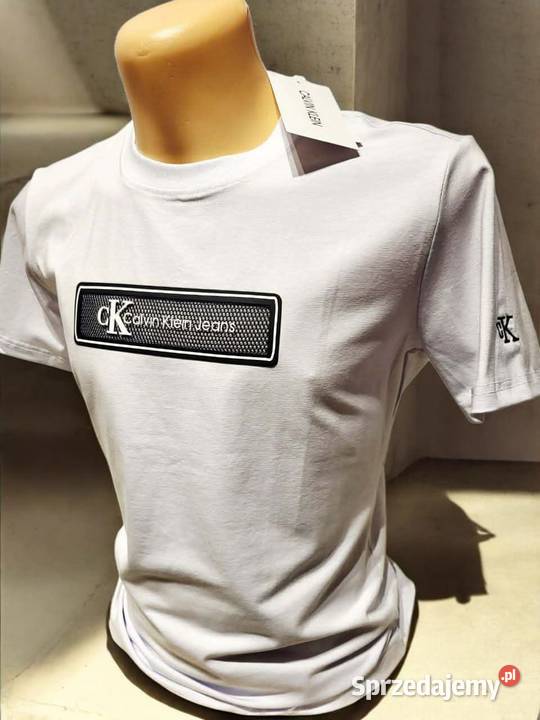 Tshirt męski Calvin Klein idealny na co dzień Calvin Klein Białystok