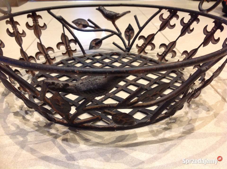 Koszyk Patera Metalowa Metaloplastyka Nowa Sól