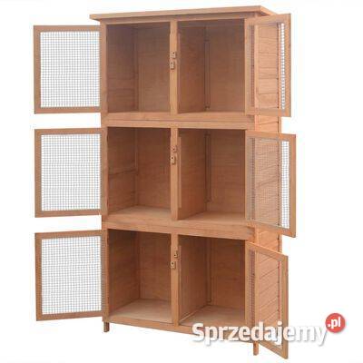 vidaXL Klatka królików 6 przegród sprzedam