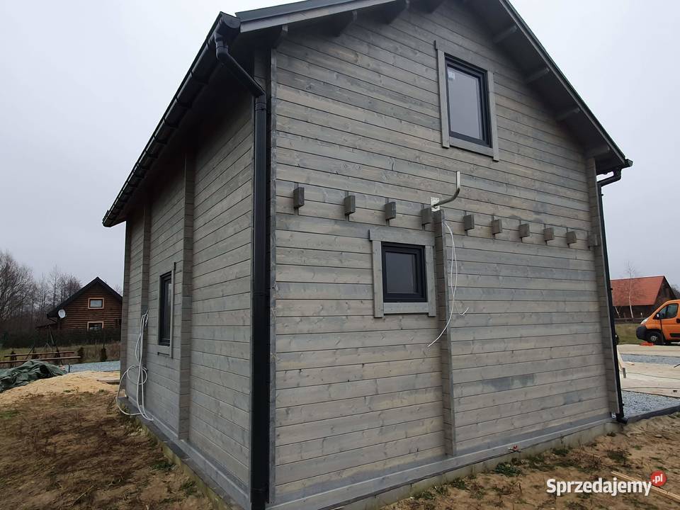DOM domek drewniany letniskowy z bali MADAGASKAR wielkopolskie Września