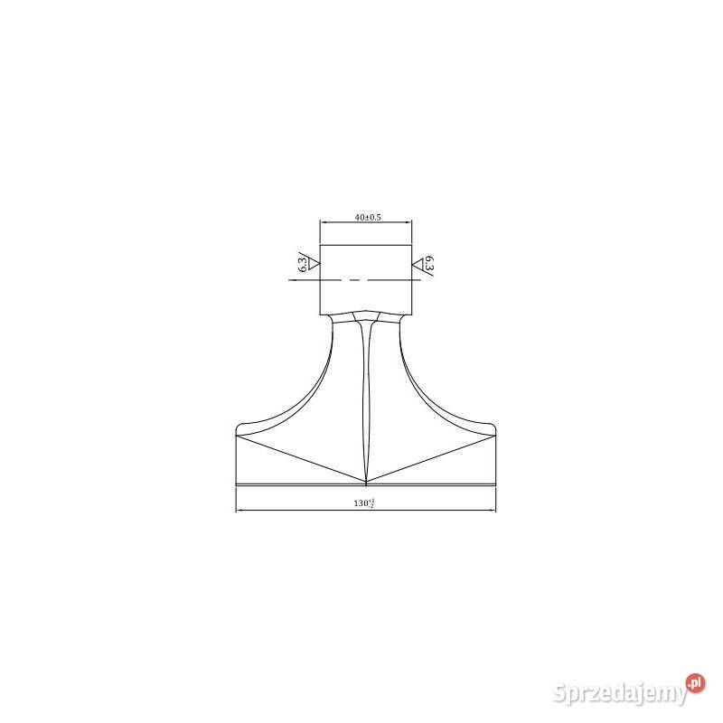 Bijak młotkowy RM87 130x40x16 R110 Maschio Pozostałe