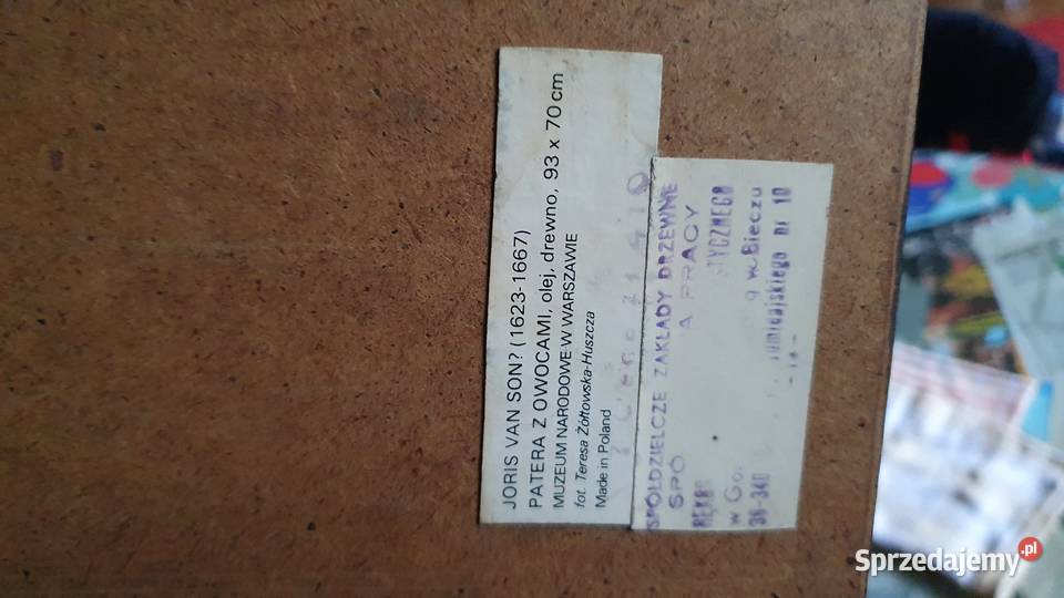 Joris van Son 162367 Patera z owocami olej Warszawa