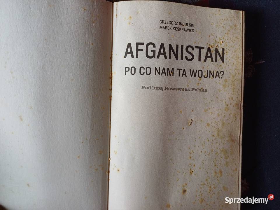Pod lupą Newsweek Afganistan G Indulski M Kraków