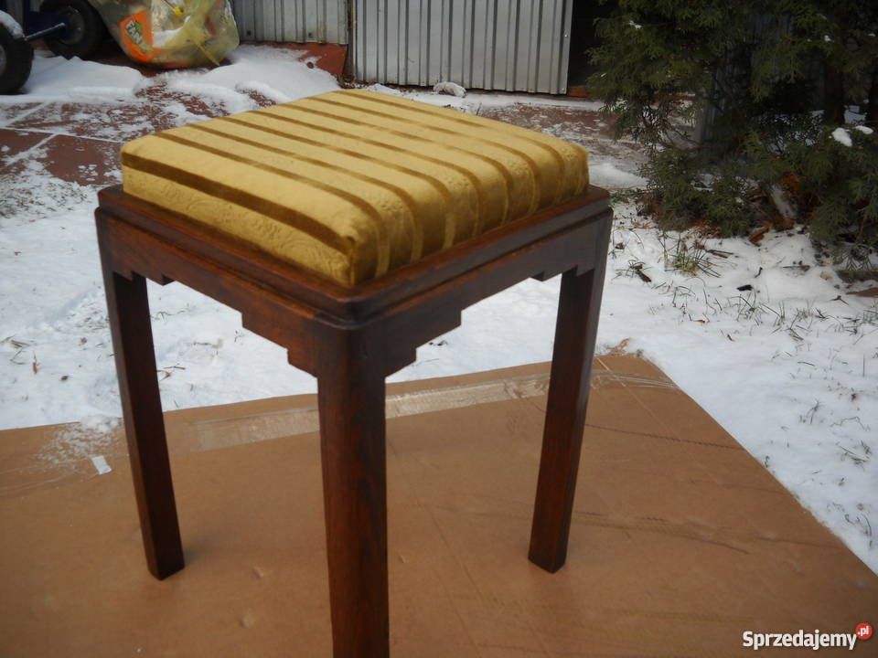 Taboret pufa stołek ArtDeco Puszczykowo sprzedam