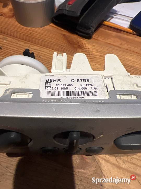 Panel klimatyzacji opel corsa c Margonin
