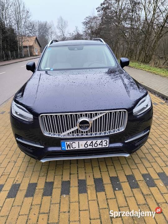 Volvo XC90 T6 4x4 kamery 360 Android auto 7 osób poduszka powietrzna Ciechanów