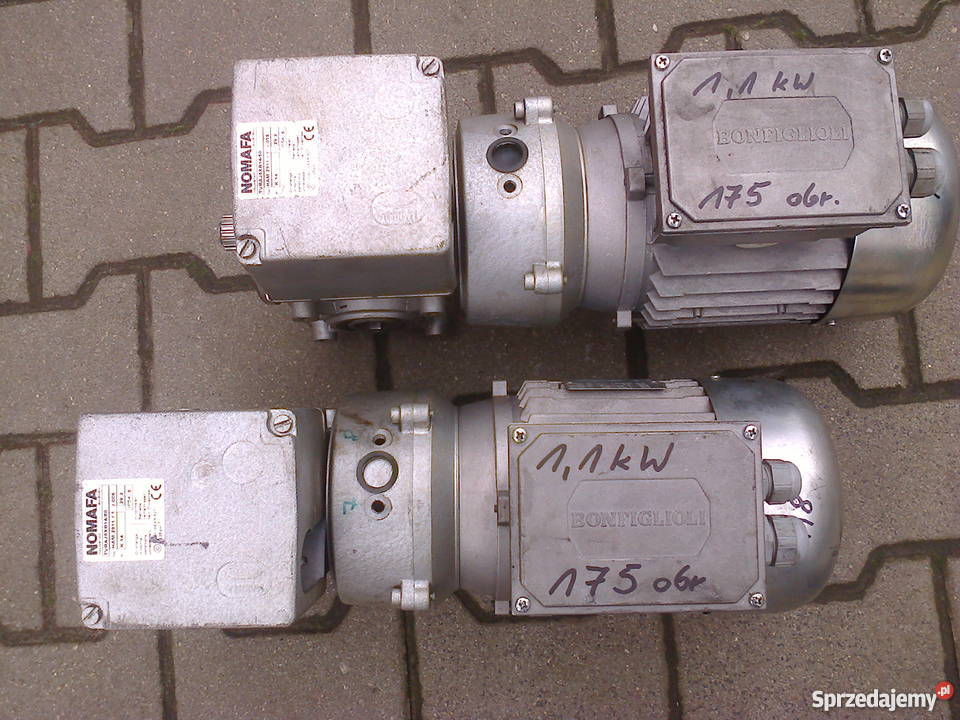 Motoreduktor 11 kW 11 obr 3faz hamulec Leszno
