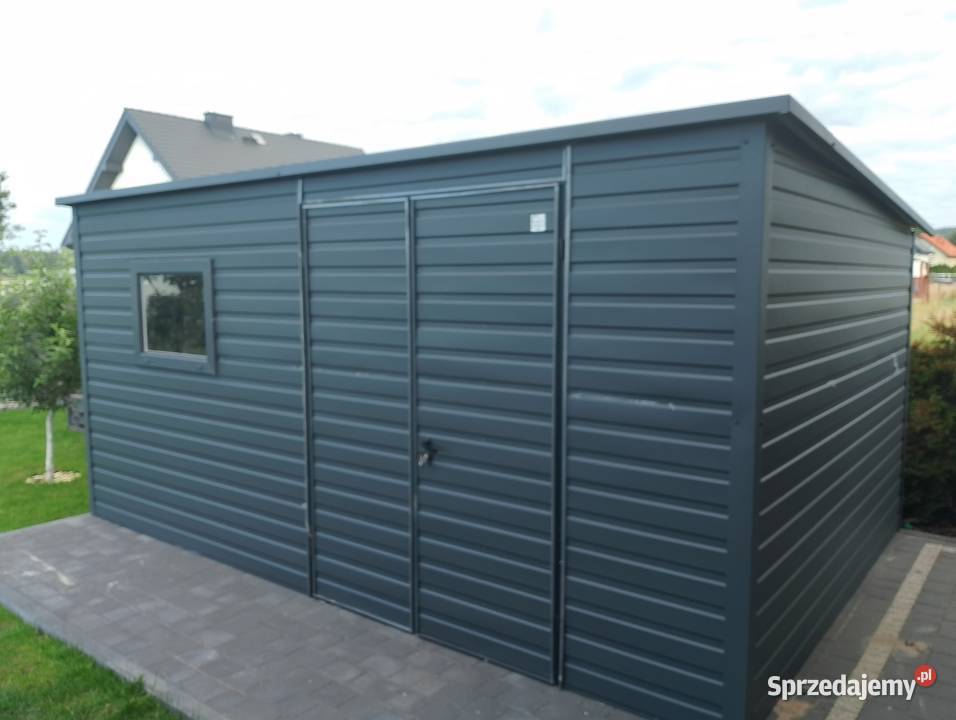 Wiata ogrodowa GARAŻ BLASZANY Domek Ogrodowy