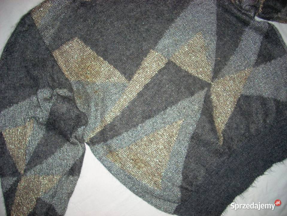 Szary sweter złocony 36 38 Nowy Sącz