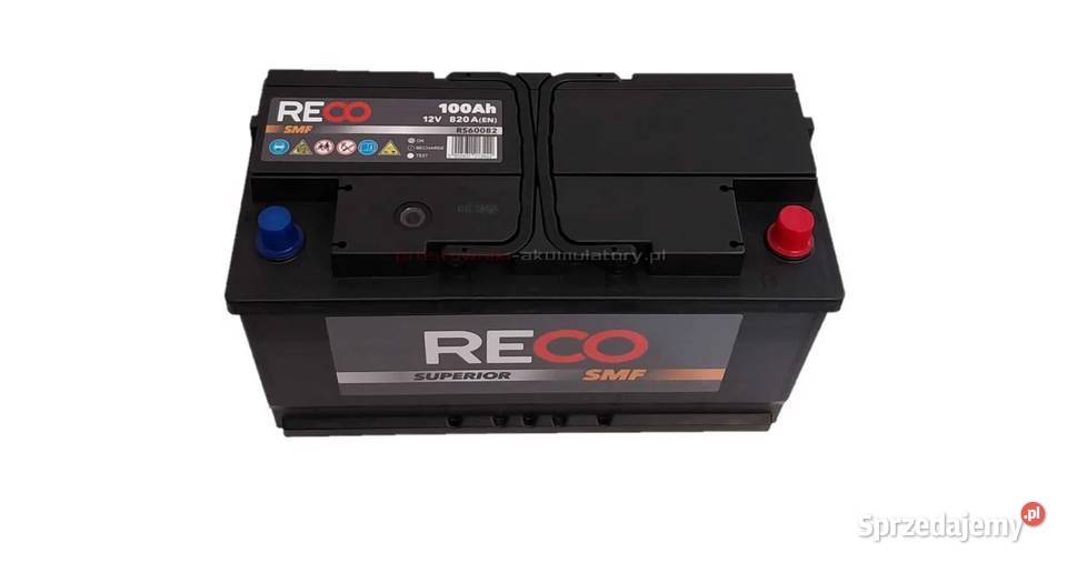 Akumulator RECO SMF 12V 100Ah 820A warmińsko-mazurskie Olsztyn
