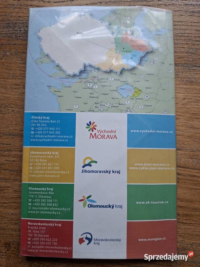 Morava a Slezsko cyklopruvodce przewodnik miękka sprzedam