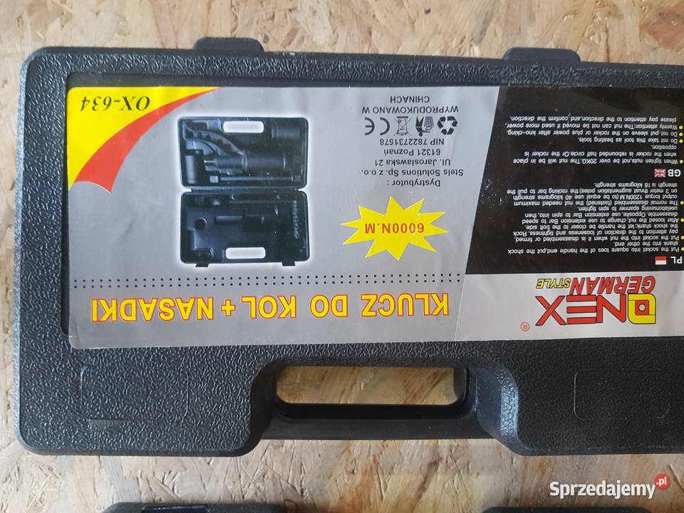 KLUCZ DO KÓŁ zPRZEKŁADNIĄ 6000 Nm NASADKI Elektryczne Głogowa