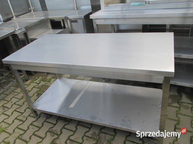 STÓŁ GASTRONOMICZNY CENTRALNY Z PÓŁKĄ 1507085 Ostrów Wielkopolski sprzedam