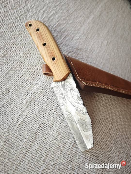 Nóż Myśliwski Damast 9Brzytwa