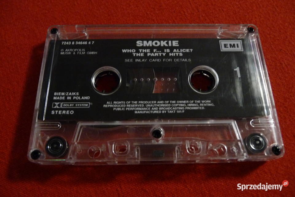 Smokie Who The F Is Alice The Party Hits kaseta Lublin