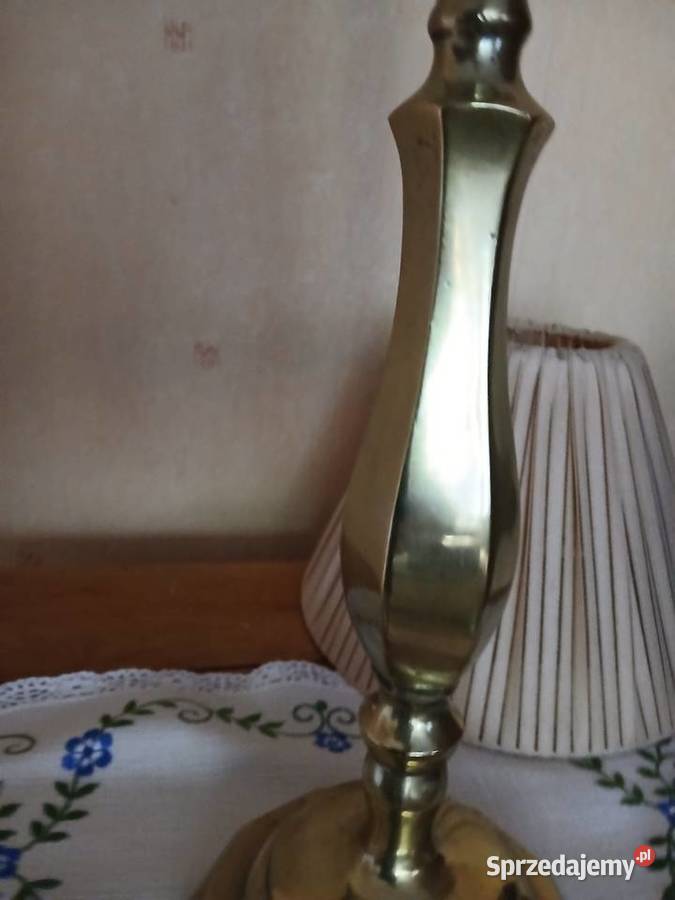 Mosiezna lampa z lat 50 tych Kraków