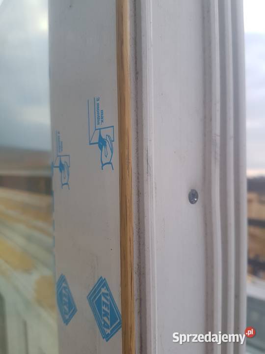 Okno balkonowe VEKA 106x223 PCV