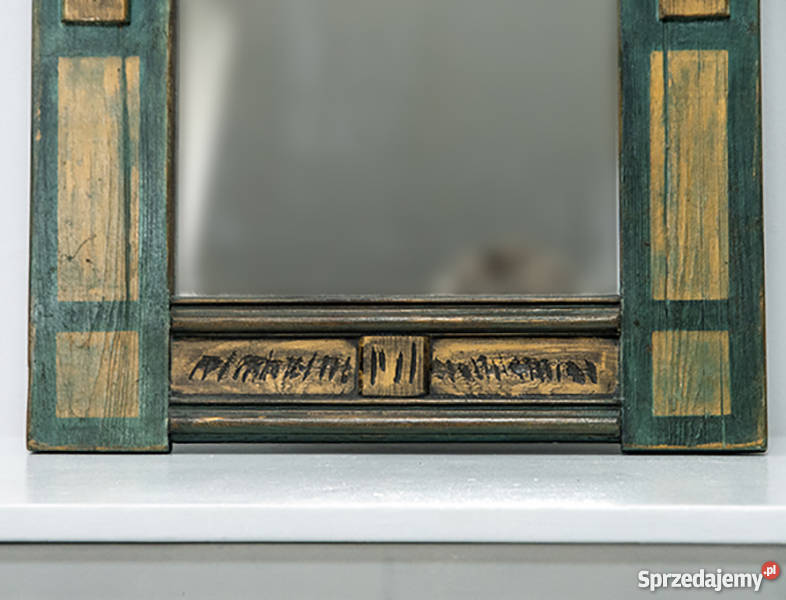 Lustro w ramie drewno Poznań