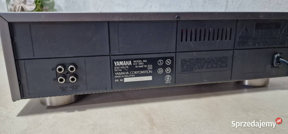 Magnetofon Yamaha KX360 KX 360 Stereo Cassette wielkopolskie Międzychód sprzedam