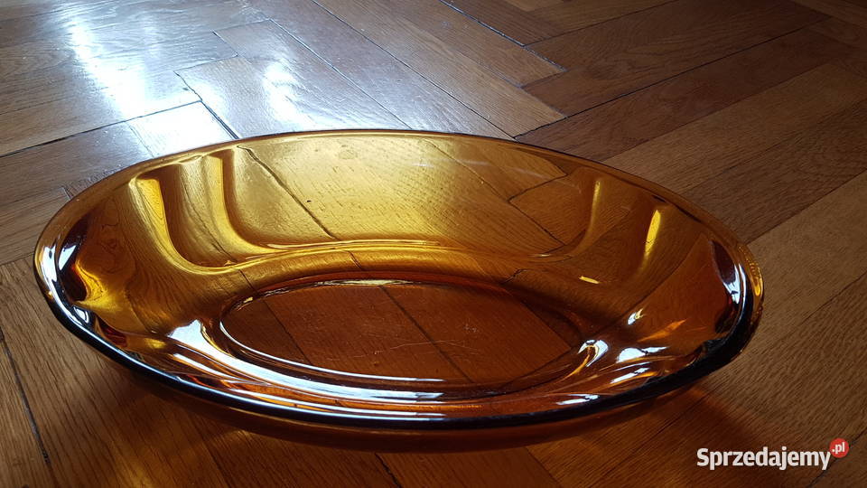 Stary miodowy półmisek Art deco sprzedam