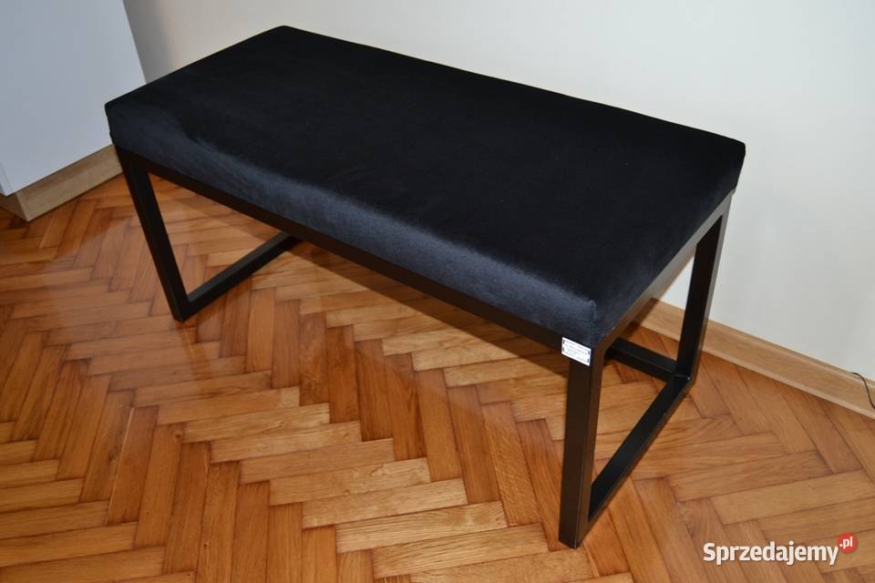 Ławeczka loft pufa pikowana siedzisko ławka