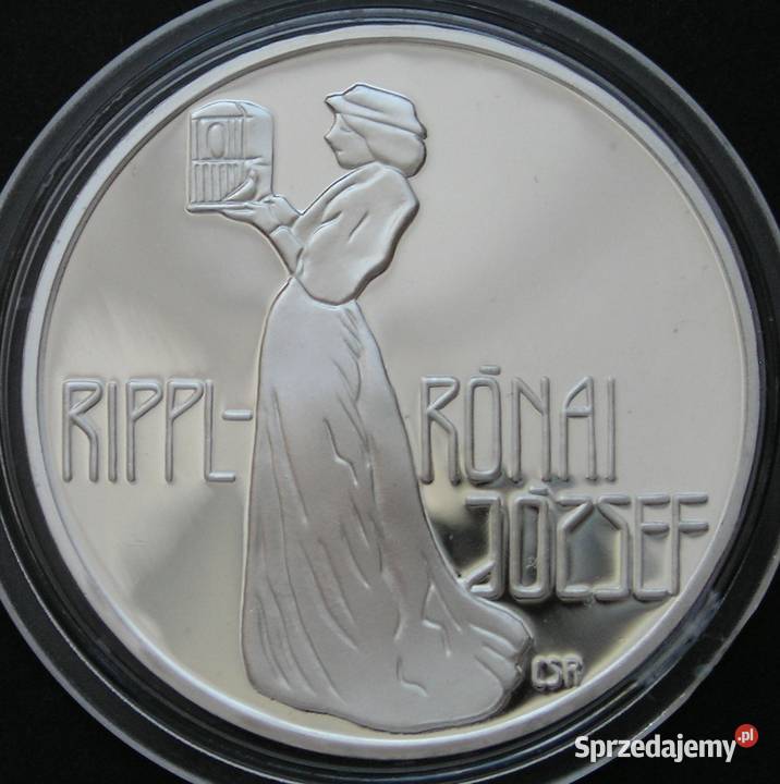 WĘGRY 200 FORINTÓW 1977 RIPPLRONAI SREBRO STAN 1 Łódź sprzedam
