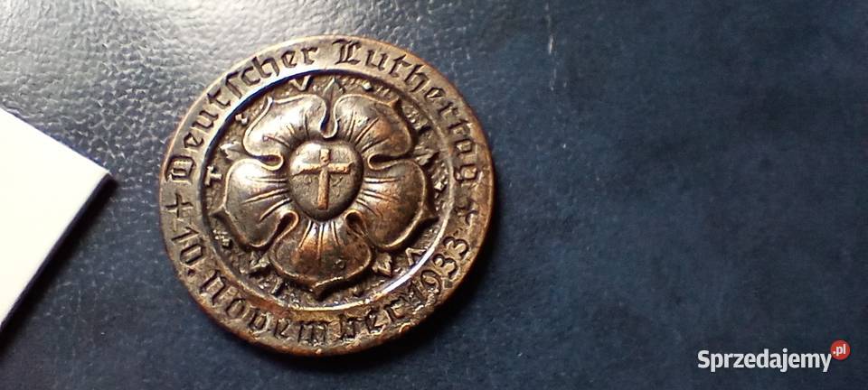 Stare monety Medal Niemcy Dzień Lutra 1933 91 podkarpackie sprzedam
