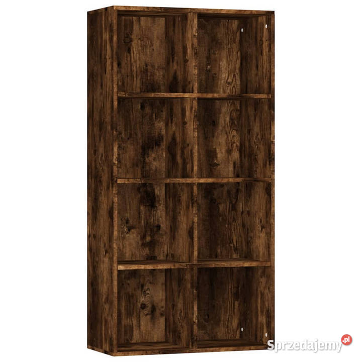 Regał na książki przydymiony dąb 66x30x130