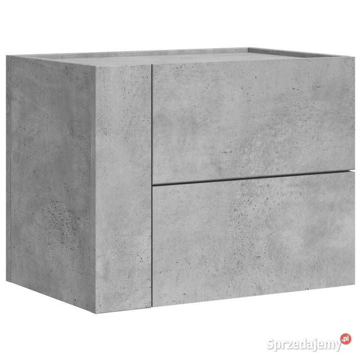 Wisząca szafka nocna szarość betonu 45x30x35 Warszawa