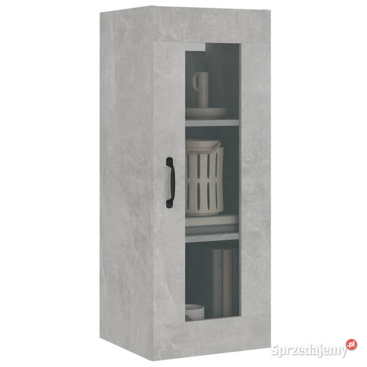 Szafka wisząca szarość betonu 345x34x90 WM812460 Warszawa sprzedam