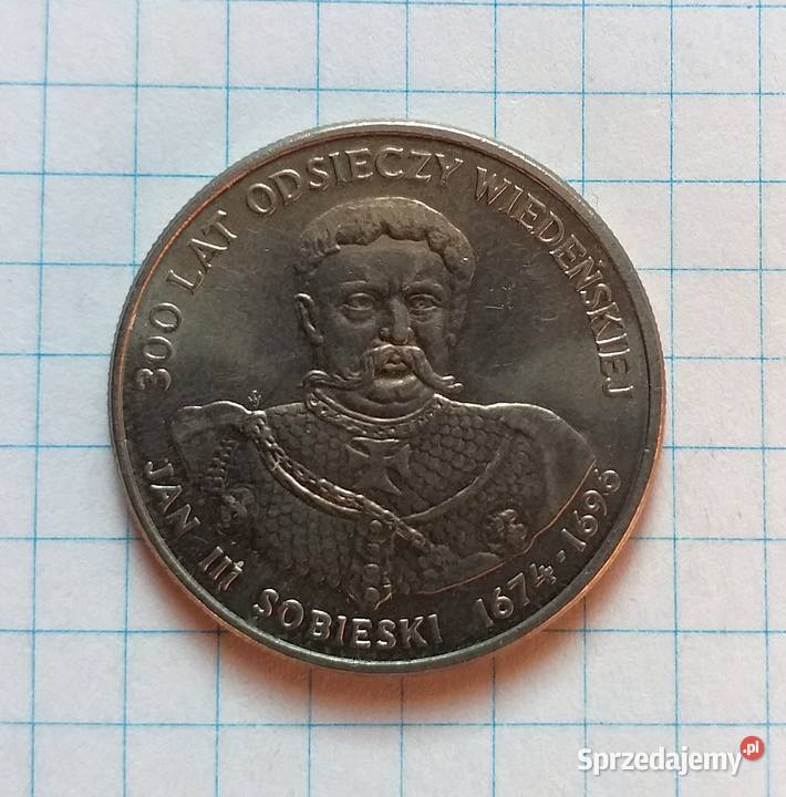 50 ZŁOTYCH 1983 POLSKA JAN III SOBIESKI Numizmatyka Piszczac