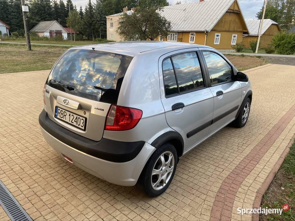 HYUNDAI GETZ 11 MPI 67 2006r Mały kupiony w Polsce podkarpackie Miejsce Piastowe
