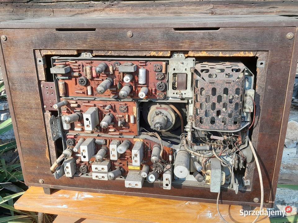 Stary telewizor lampowy NEFRYT zabytek retro śląskie Dąbrowa Górnicza