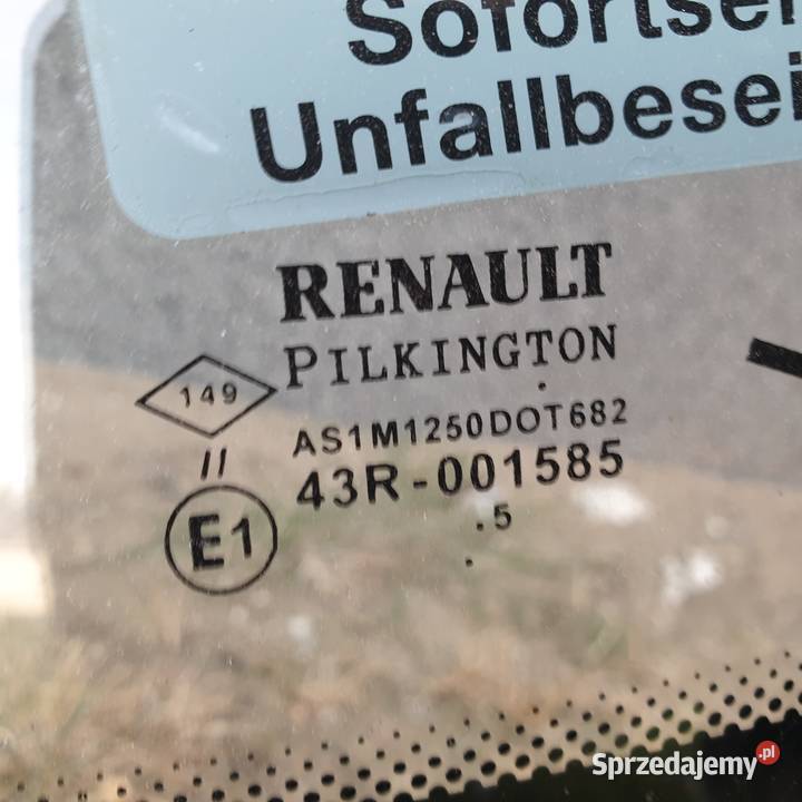 RENAULT MODUS I 1 SZYBA PRZEDNIA CZOLOWA SENSOR Łochowice