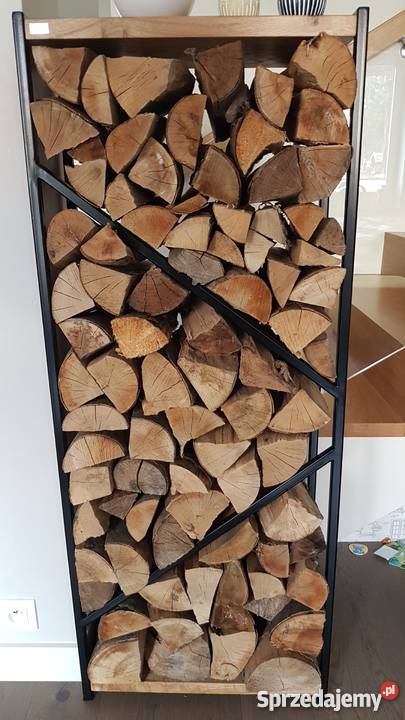 Stojak na drewno kominkowe industrialny Grzybno